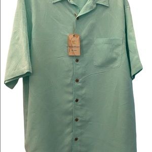 Caribbean Short Sleeve Shirt. Size 2X Color:Green (New)